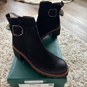 NWT Paul Green Halo Bootie Black Suede (size 10)